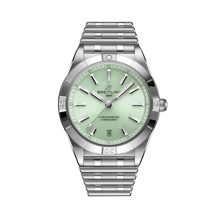 Chronomat Automatic 36機械計時自動腕錶 薄荷綠 | V-DIAL-COLOR-8888 dial, A10380101L1A1