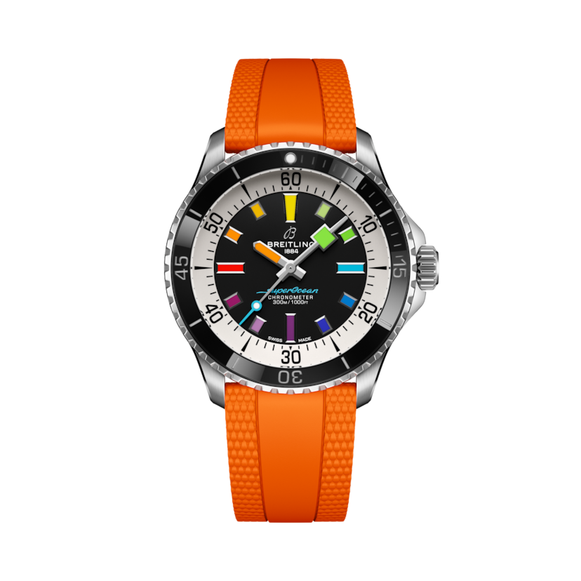 Superocean Automatic 42超級海洋自動腕錶 黑色 | V-DIAL-COLOR-5686 dial, A17375211B2S3