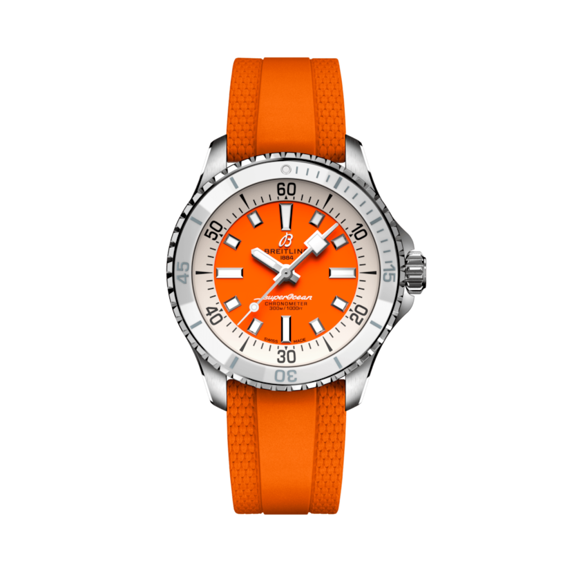 Superocean Automatic 36超級海洋自動腕錶 橘色 | V-DIAL-COLOR-5800 dial, A17377211O1S1
