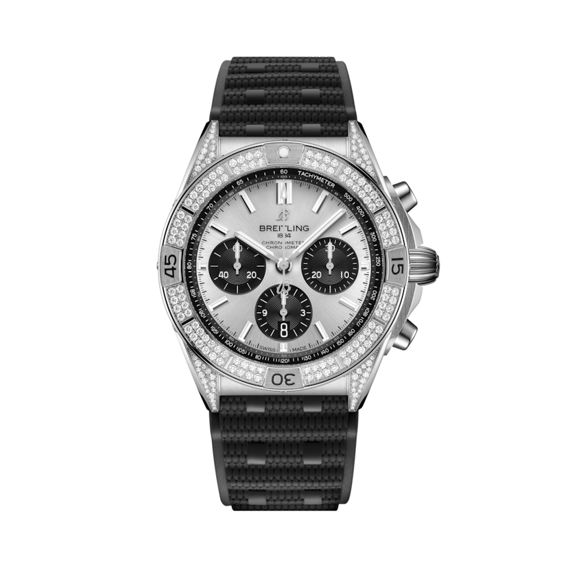 Chronomat B01 42機械計時腕錶 奶油色 | V-DIAL-COLOR-5842 dial, AB0134721G1S2