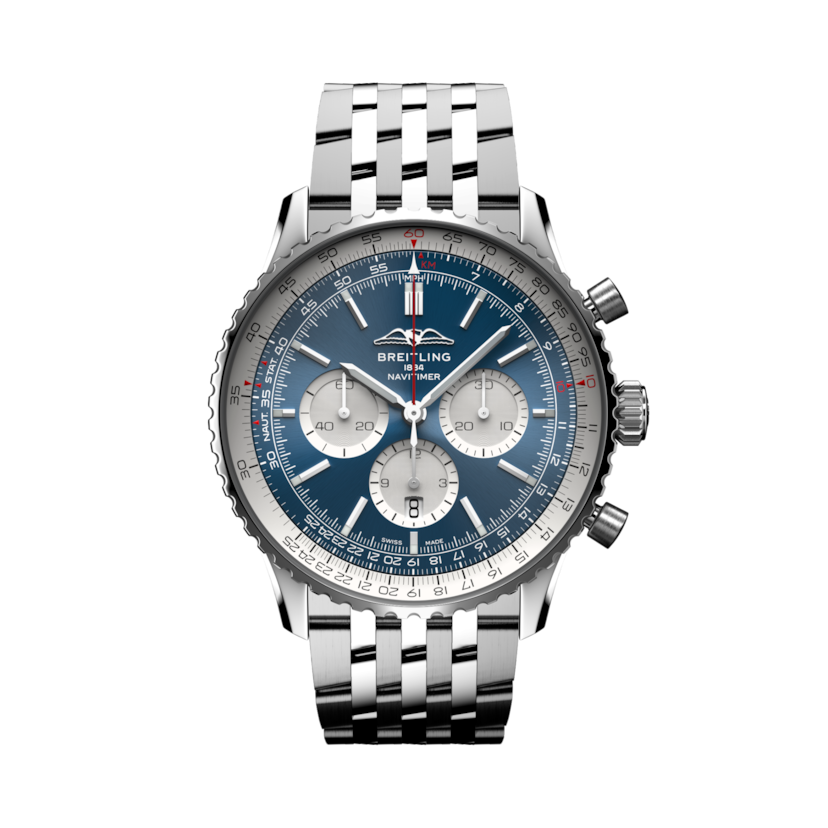 Navitimer B01 Chronograph 46航空計時腕錶 藍 | V-DIAL-COLOR-5714 dial, AB0137211C1A1