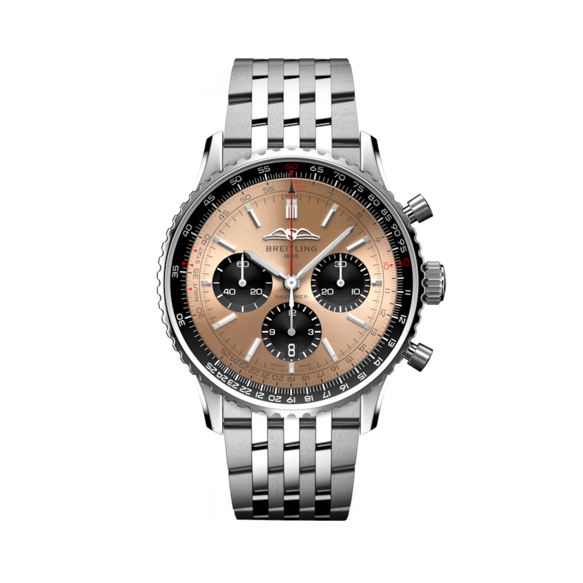 Navitimer B01 Chronograph 43航空計時腕錶 铜色 | V-DIAL-COLO-999 dial, AB0138241K1A1