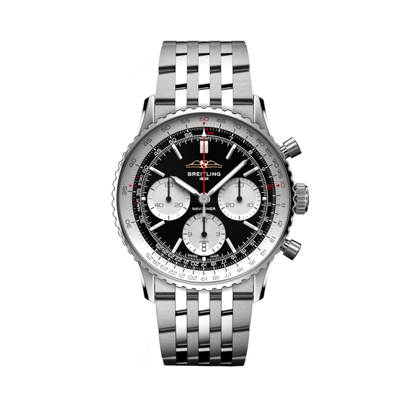 Navitimer B01 Chronograph 41航空計時腕錶 黑色 | V-DIAL-COLOR-5686 dial, AB0139211B1A1