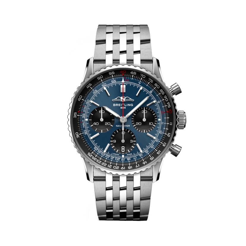 Navitimer B01 Chronograph 41航空計時腕錶 藍 | V-DIAL-COLOR-5714 dial, AB0139241C1A1