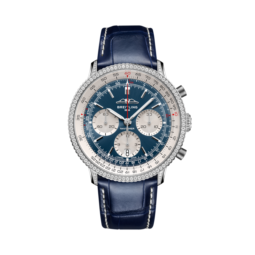 Navitimer B01 Chronograph 41航空計時腕錶 藍 | V-DIAL-COLOR-5714 dial, AB0139631C1P1