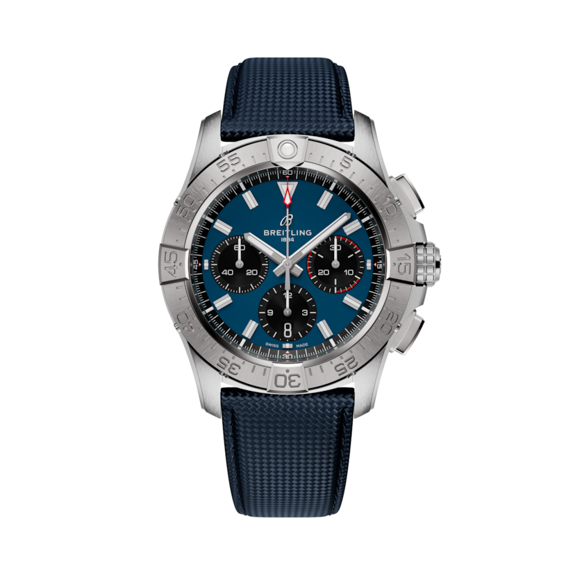 Avenger B01 Chronograph 42計時腕錶 藍 | V-DIAL-COLOR-5714 dial, AB0146101C1X1