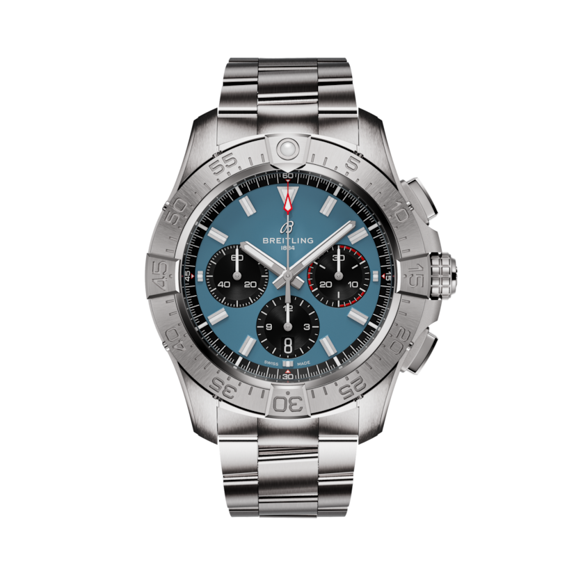 Avenger B01 Chronograph 44計時腕錶 藍 | V-DIAL-COLOR-5714 dial, AB0147101C1A1