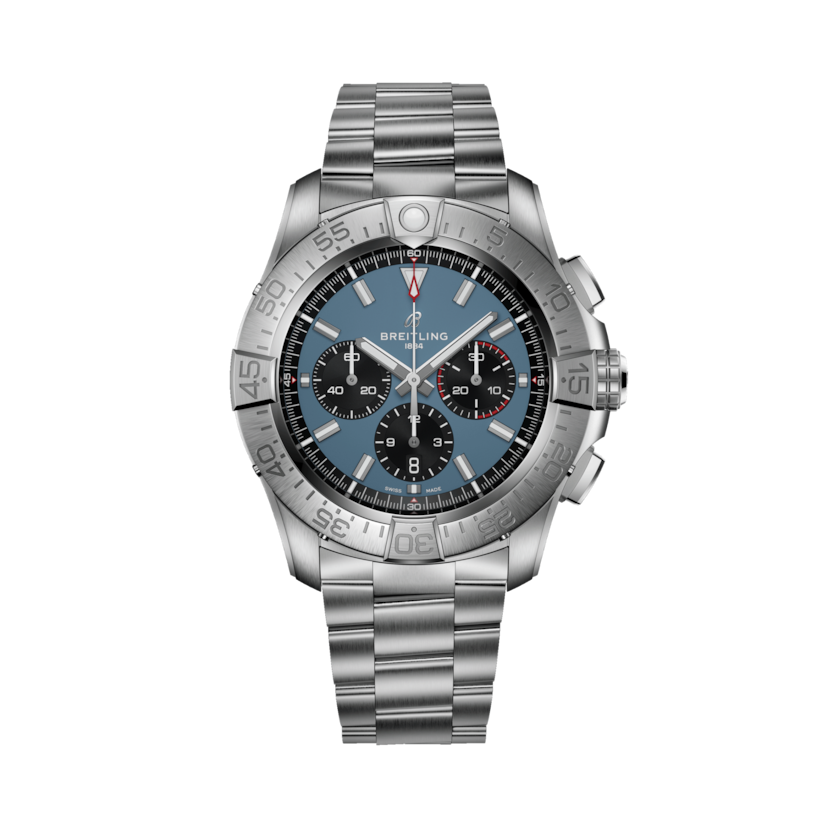 Super Avenger B01 Chronograph 46超級復仇者計時腕錶 藍 | V-DIAL-COLOR-5714 dial, EB0148101C1E1