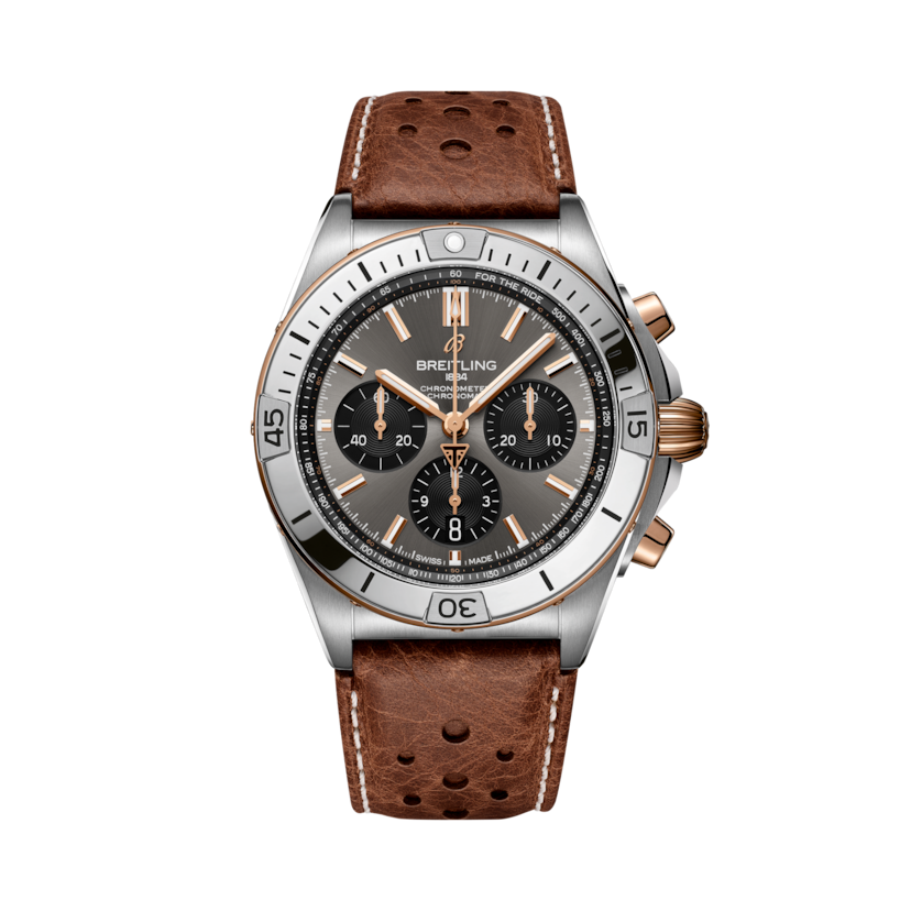 Chronomat B01 42 Triumph機械計時腕錶 煙灰 | V-DIAL-COLOR-5664 dial, TB0134101M1X1