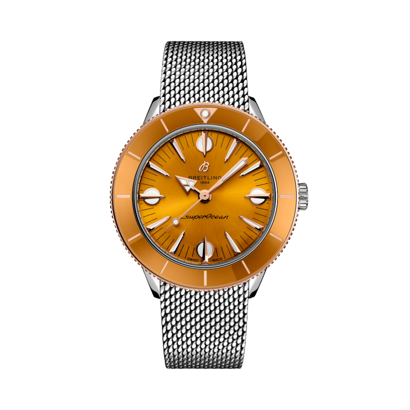 超级海洋文化系列57腕表Highlands特别版（Superocean Heritage '57 Highlands） 芥末 | V-DIAL-CLOR-MUS dial, U10340281I1A1