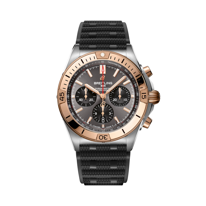 Chronomat B01 42機械計時腕錶 煙灰 | V-DIAL-COLOR-5664 dial, UB0134101B1S1